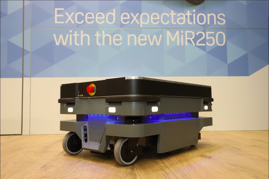 MiR continue son ascension avec le lancement d’un nouveau robot mobile : le MiR250